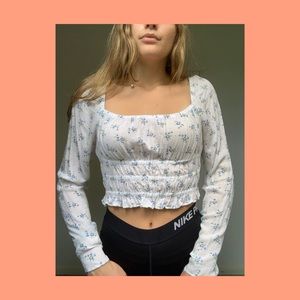 👼🏼 floral milkmaid top 👼🏼